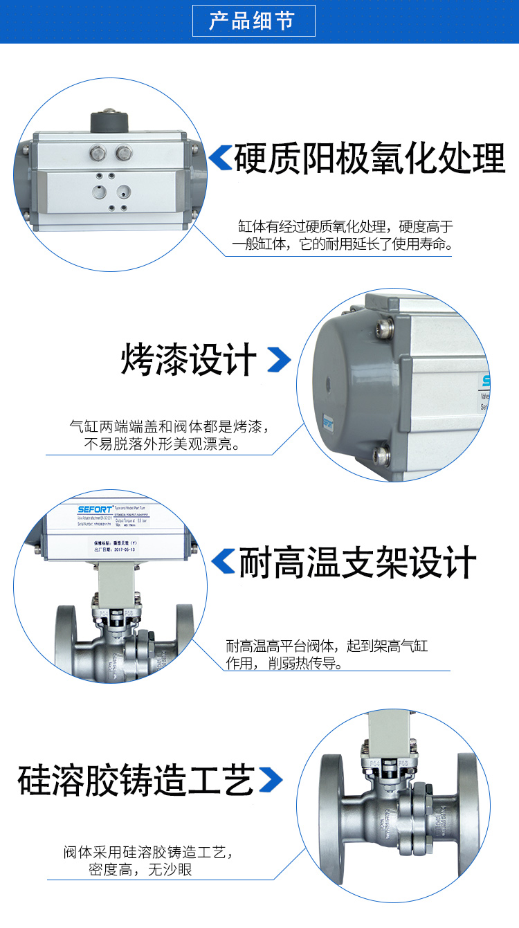 【SEFORT】氣動高溫蒸汽球閥 【SEFORT】氣動高溫蒸汽球閥