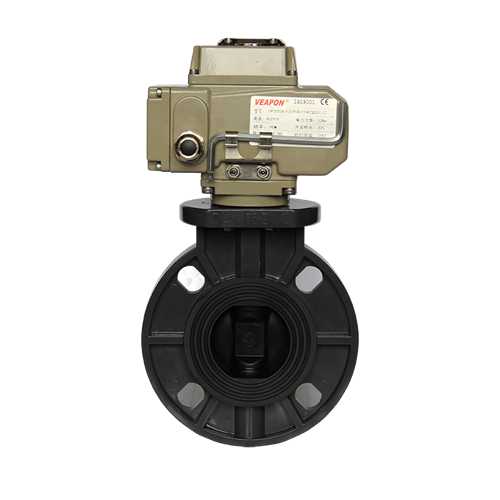 【VEAPON】電動(dòng)PVC對(duì)夾蝶閥 【VEAPON】電動(dòng)PVC對(duì)夾蝶閥